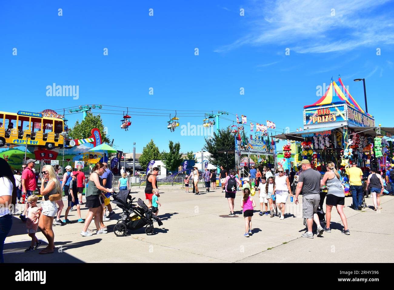 Des Moines, Iowa, USA - August 12, 2023: Iowa State Fair 2023 Stock ...