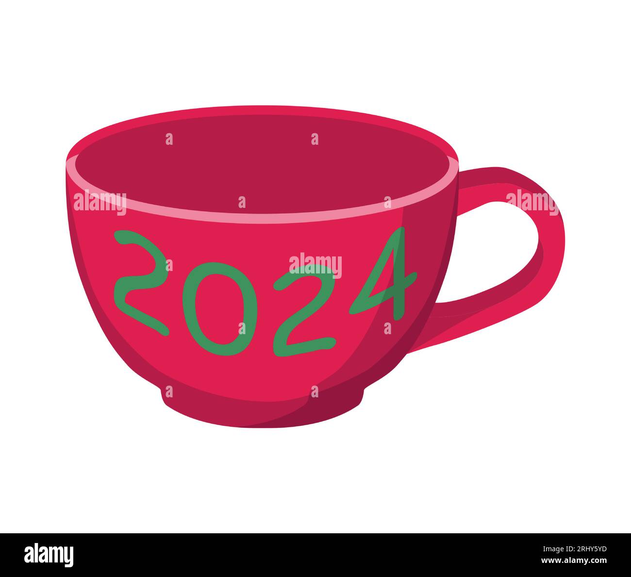 Year of the Dragon 2024, Chinese calendar. inscription 2024 Stock Vector Image & Art Alamy
