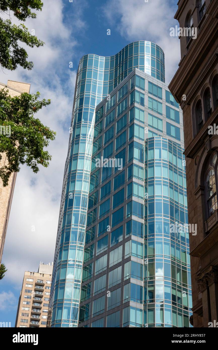 Condominium Tower,  445 Lafayette St. at Astor Place and Cooper Square, NYC Stock Photo