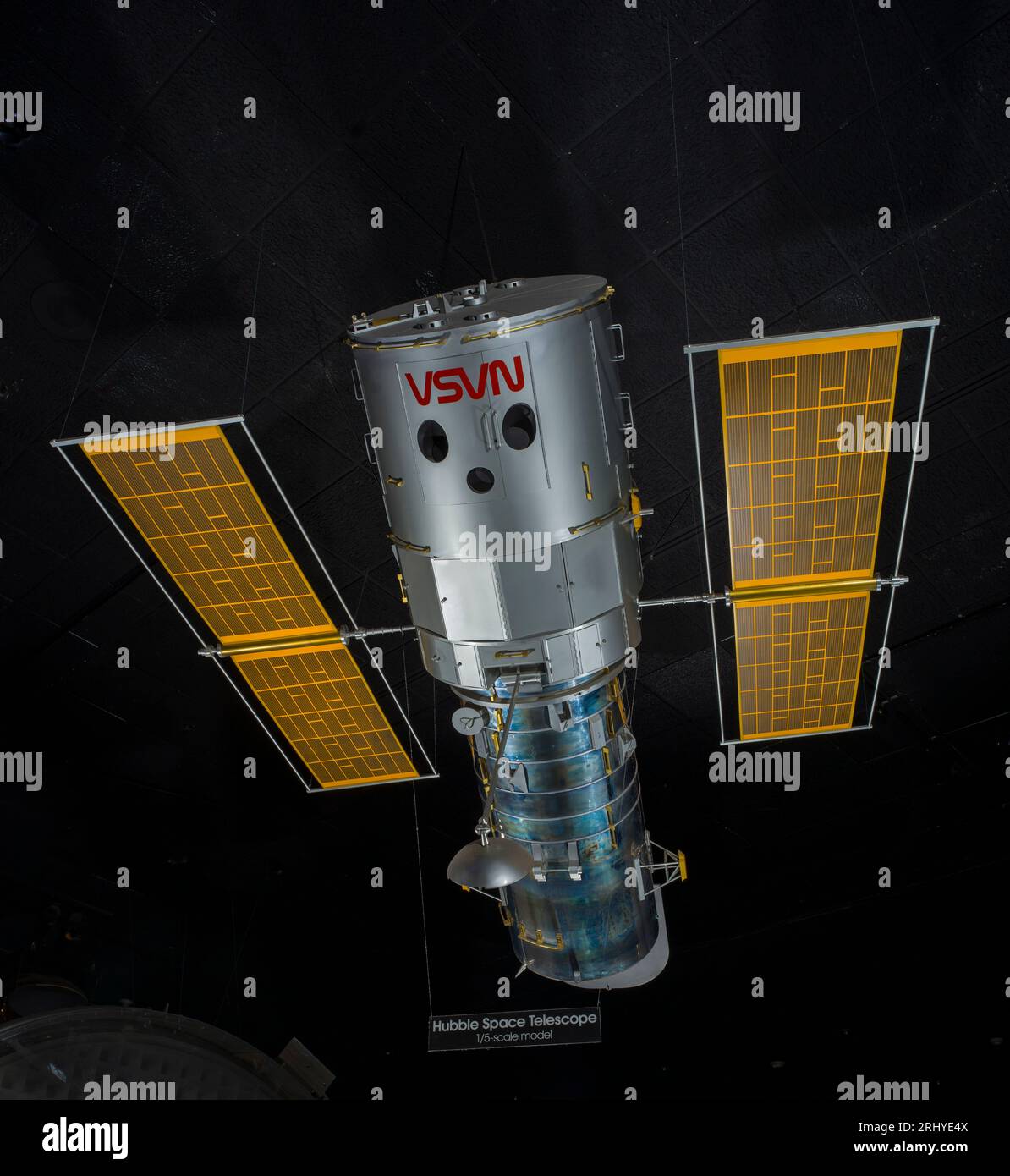 Hubble Space Telescope 1:5 model at the Smithsonian Institution National Air and Space Museum, Washington, DC, USA Stock Photo