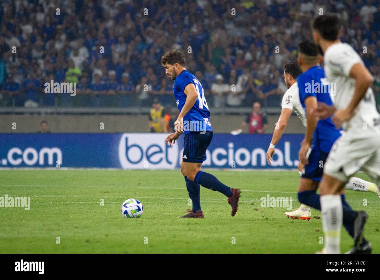 Belo Horizonte, Brazil. 19th Aug, 2023. MG - BELO HORIZONTE - 08/19/2023 - BRAZILEIRO A 2023, CRUZEIRO X CORINTHIANS - Lucas Silva player of Cruzeiro during a match against Corinthians at the Mineirao stadium for the Brazilian championship A 2023. Photo: Fernando Moreno/AGIF/Sipa USA Credit: Sipa USA/Alamy Live News Stock Photo