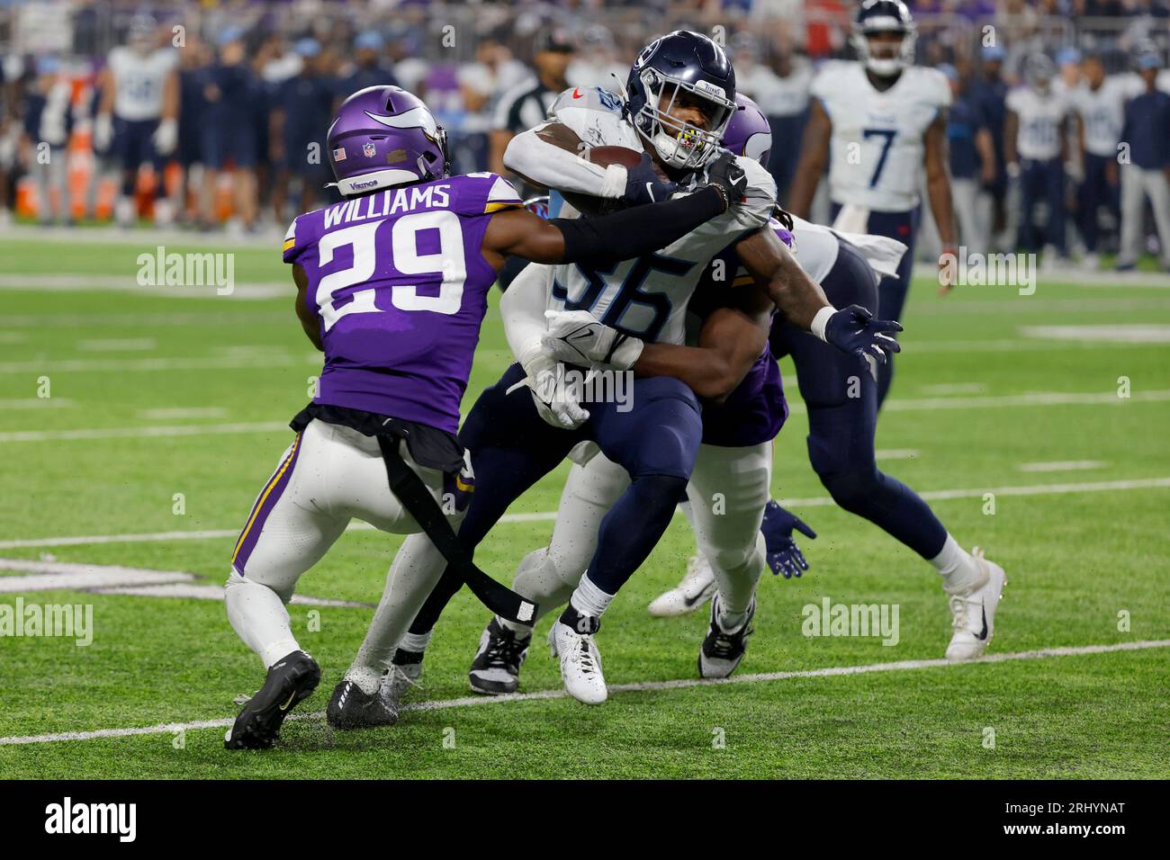 Minnesota Vikings cornerback Joejuan Williams (29), safety Theo