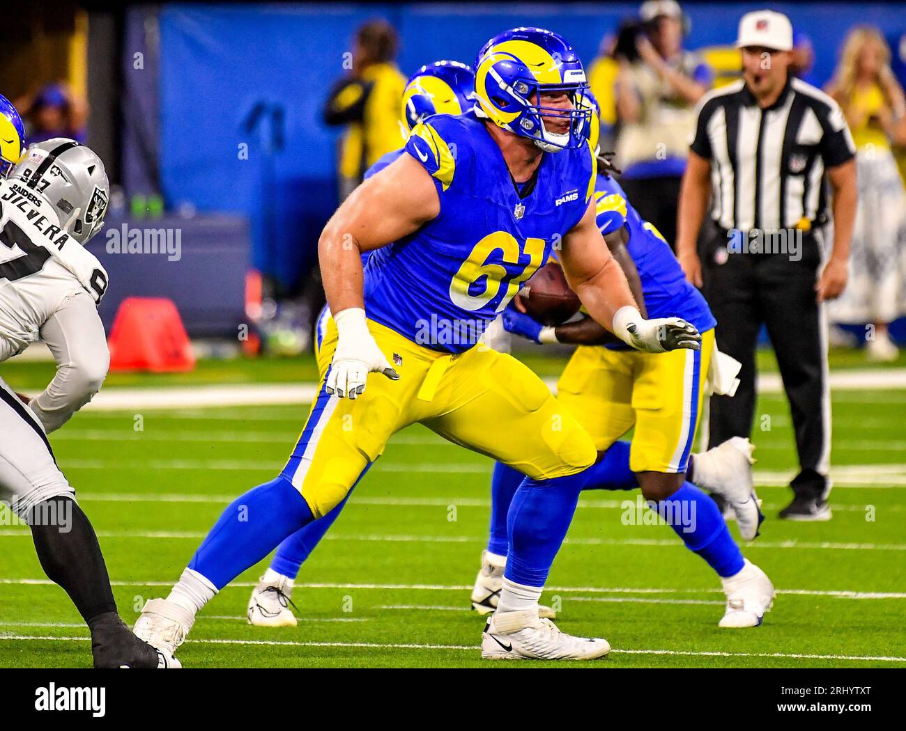 Las Vegas Raiders defensive end Maxx Crosby (98) during the first half of  an NFL football game against the Arizona Cardinals, Sunday, Sept. 18, 2022,  in Las Vegas. (AP Photo/Rick Scuteri Stock