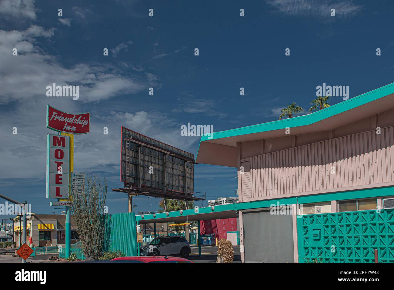 Vintage motel in phoenix Stock Photo - Alamy