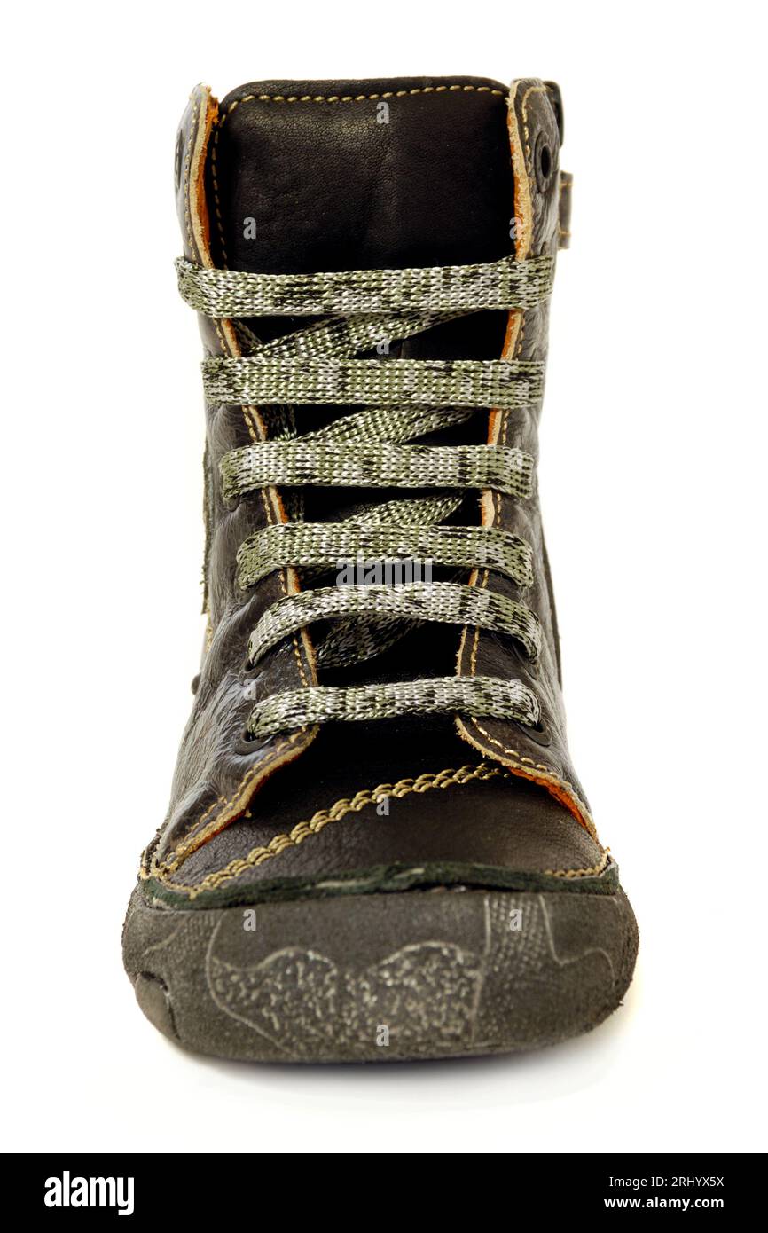 Boot isolated on a clean white background Stock Photo - Alamy