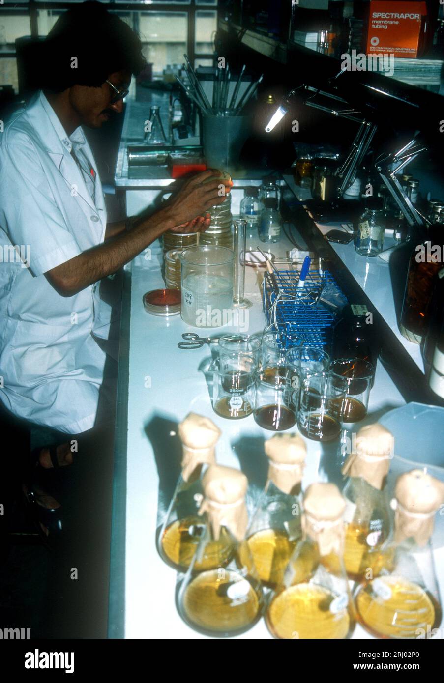 Laboratory in the infectious diseases hospital in Dhaka, Bangladesh