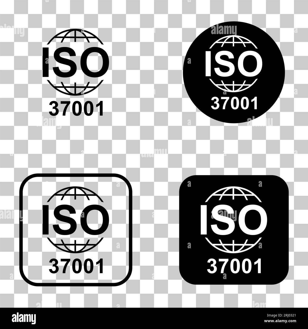 Iso 37001 icon. AntiBribery Management Systems. Standard quality