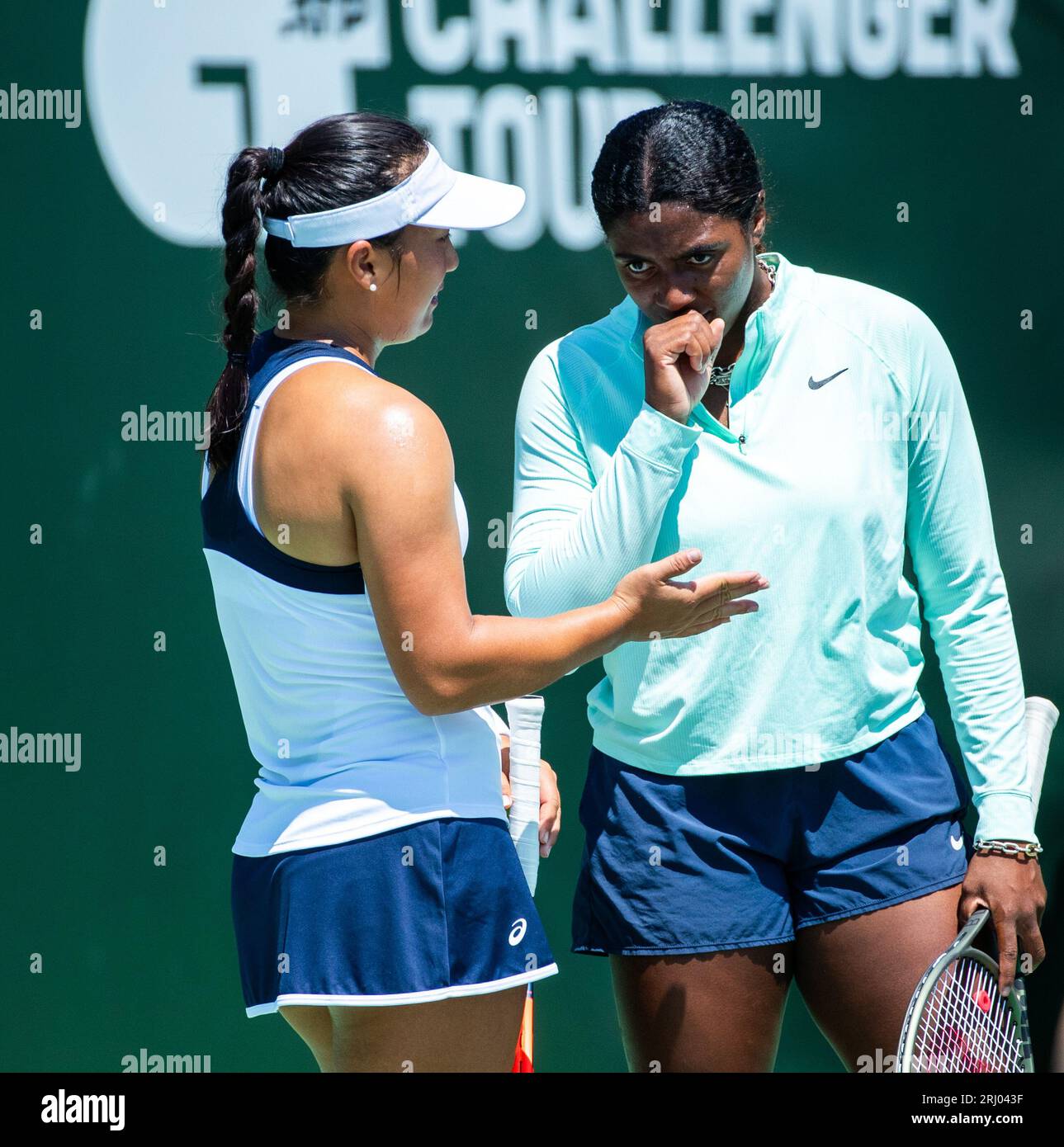 San Francisco, USA. 19th Aug, 2023. Hailey Baptiste (R)/Clarie Li