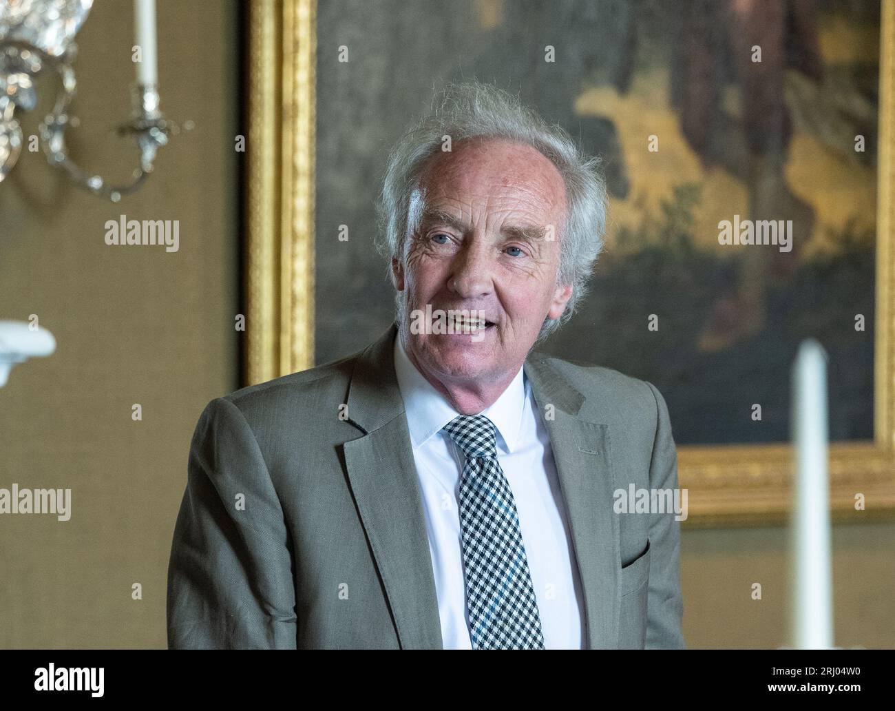 Richard Scott, 10th Duke of Buccleuch at Bowhill House Stock Photo