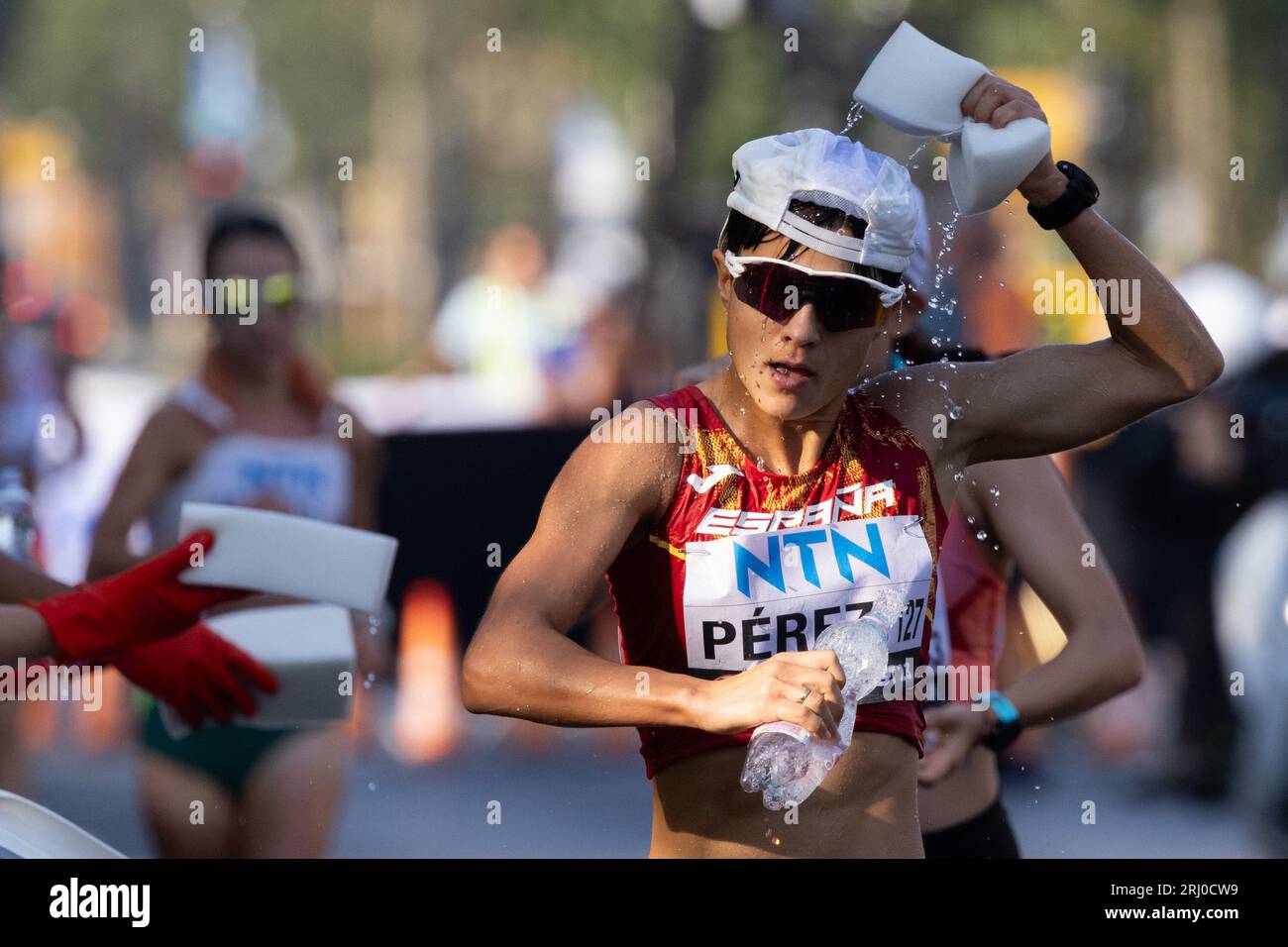Budapest. 20th Aug, 2023. Maria Perez of Spain competes during the ...