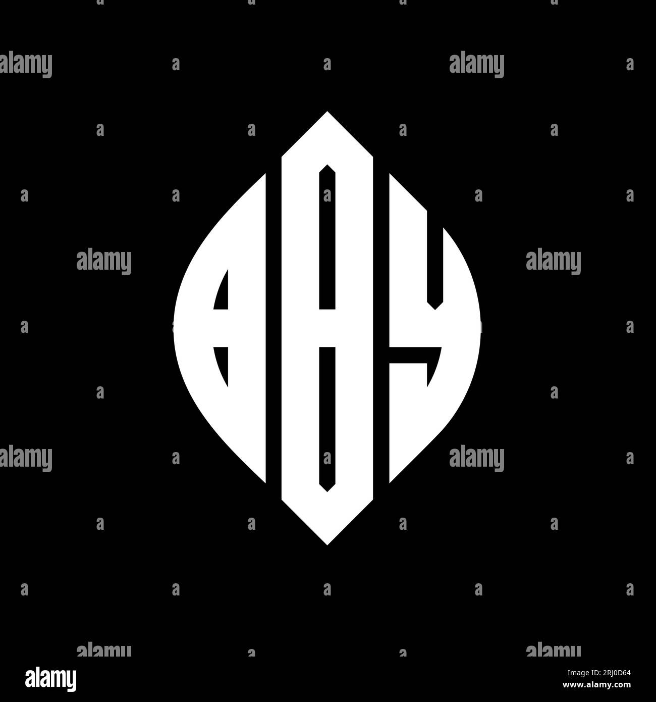 BBY circle letter logo design with circle and ellipse shape. BBY ...