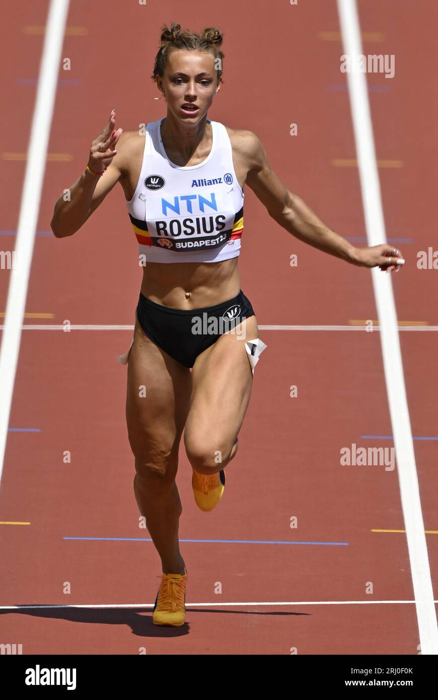 Budapest, Hungary. 20th Aug, 2023. Belgian Rani Rosius pictured in