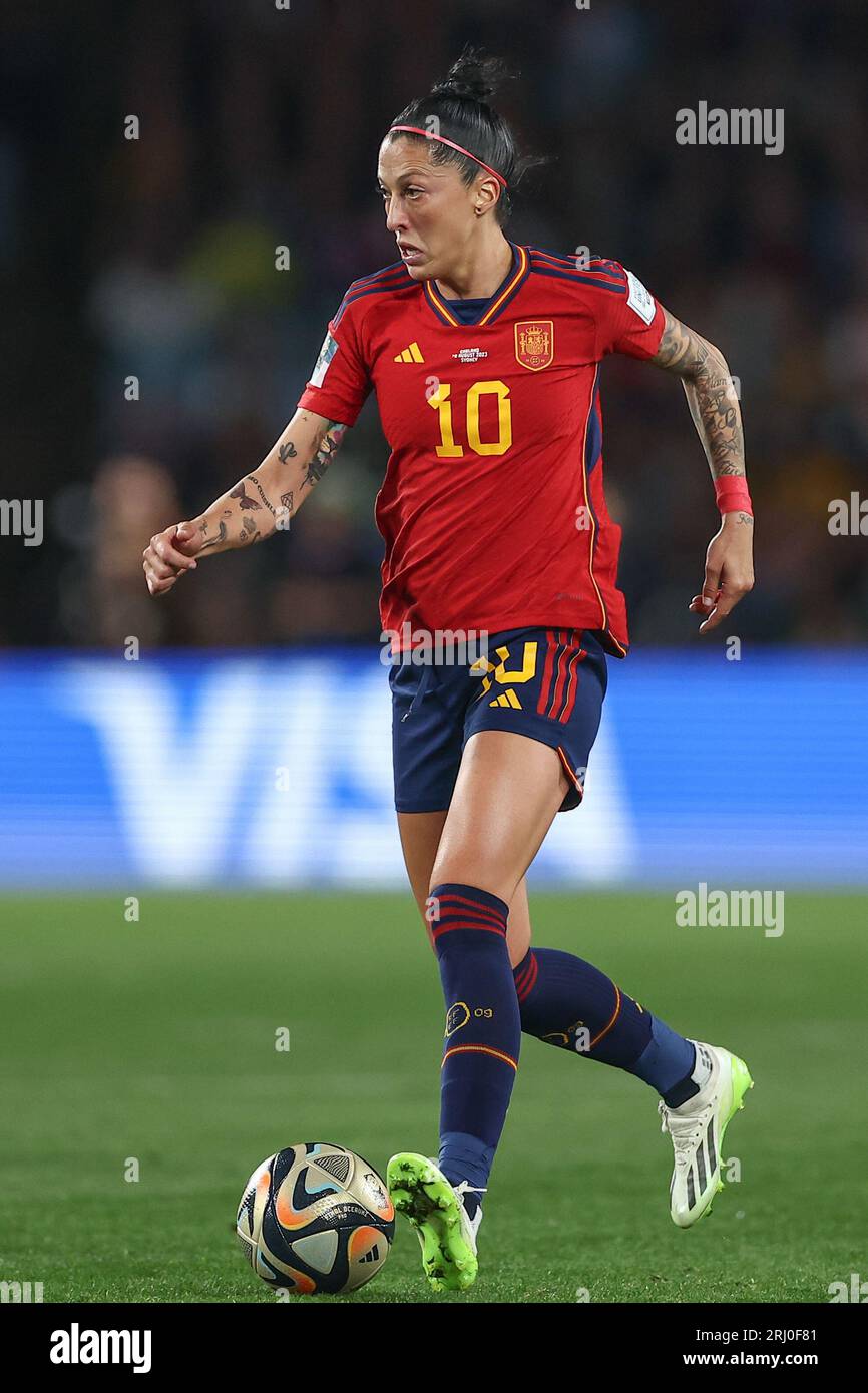 Jennifer Hermoso 10 of Spain holds the ball during the FIFA Women's