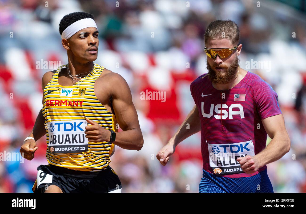 Budapest, Hungary. 20th Aug, 2023. Athletics World Championships, 400m