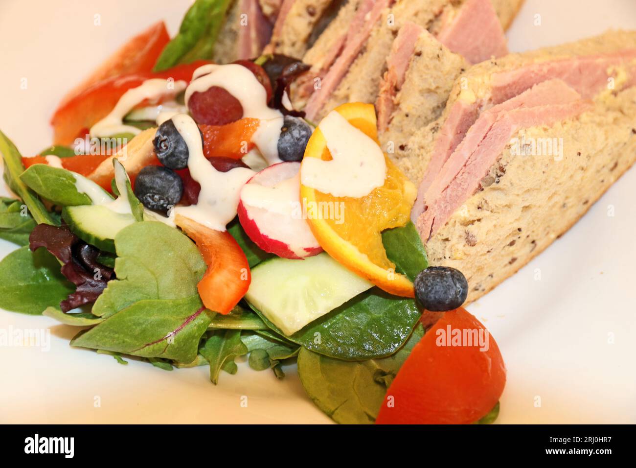 Ham sandwich brown bread hires stock photography and images Alamy