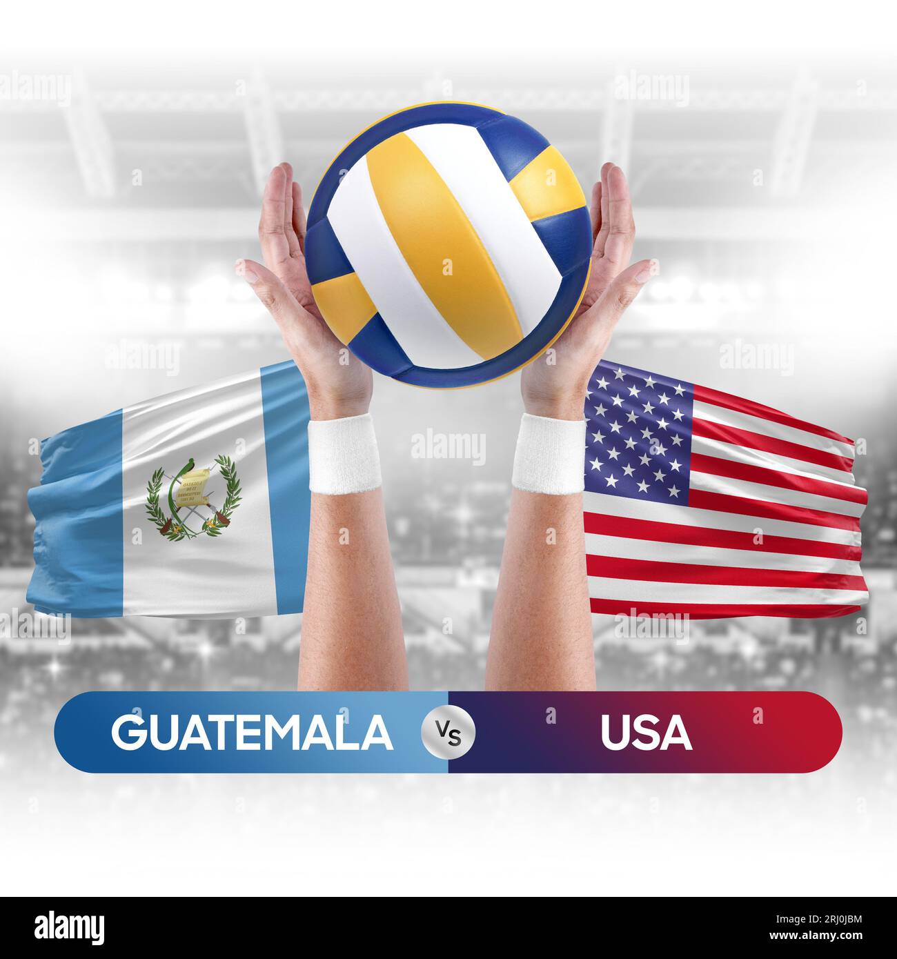 Guatemala vs USA national teams volleyball volley ball match