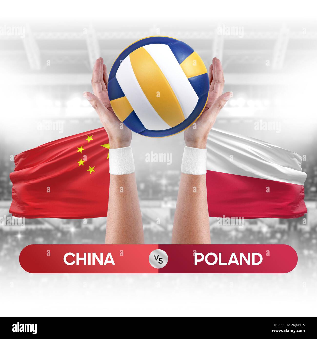 China poland volleyball hi-res stock photography and images