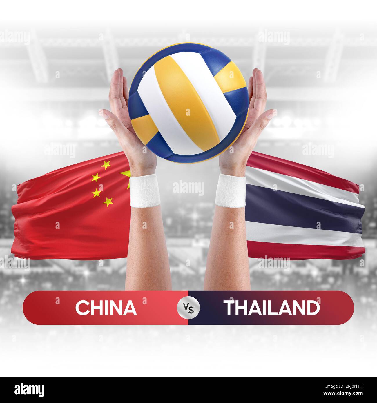 China vs Thailand national teams volleyball volley ball match