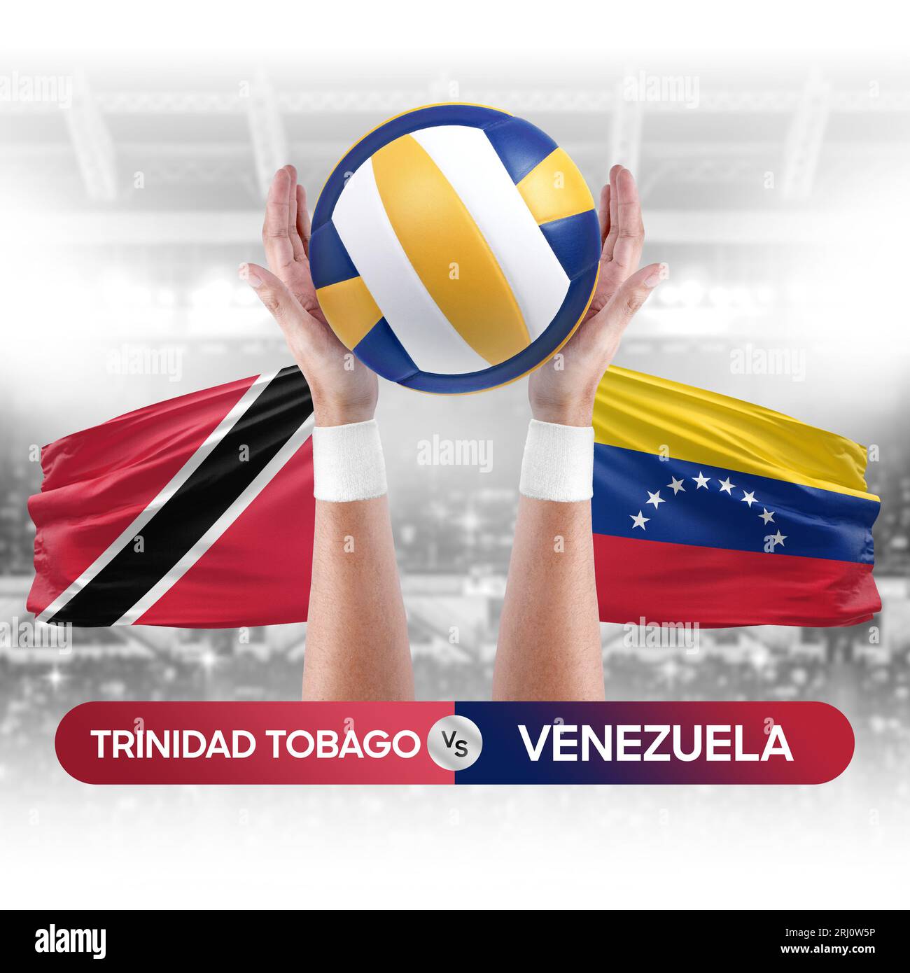 Trinidad Tobago vs Venezuela national teams volleyball volley ball
