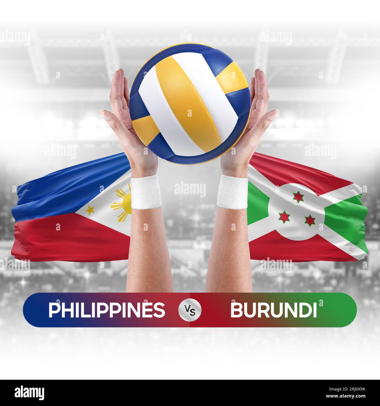 Philippines vs Burundi national teams volleyball volley ball match