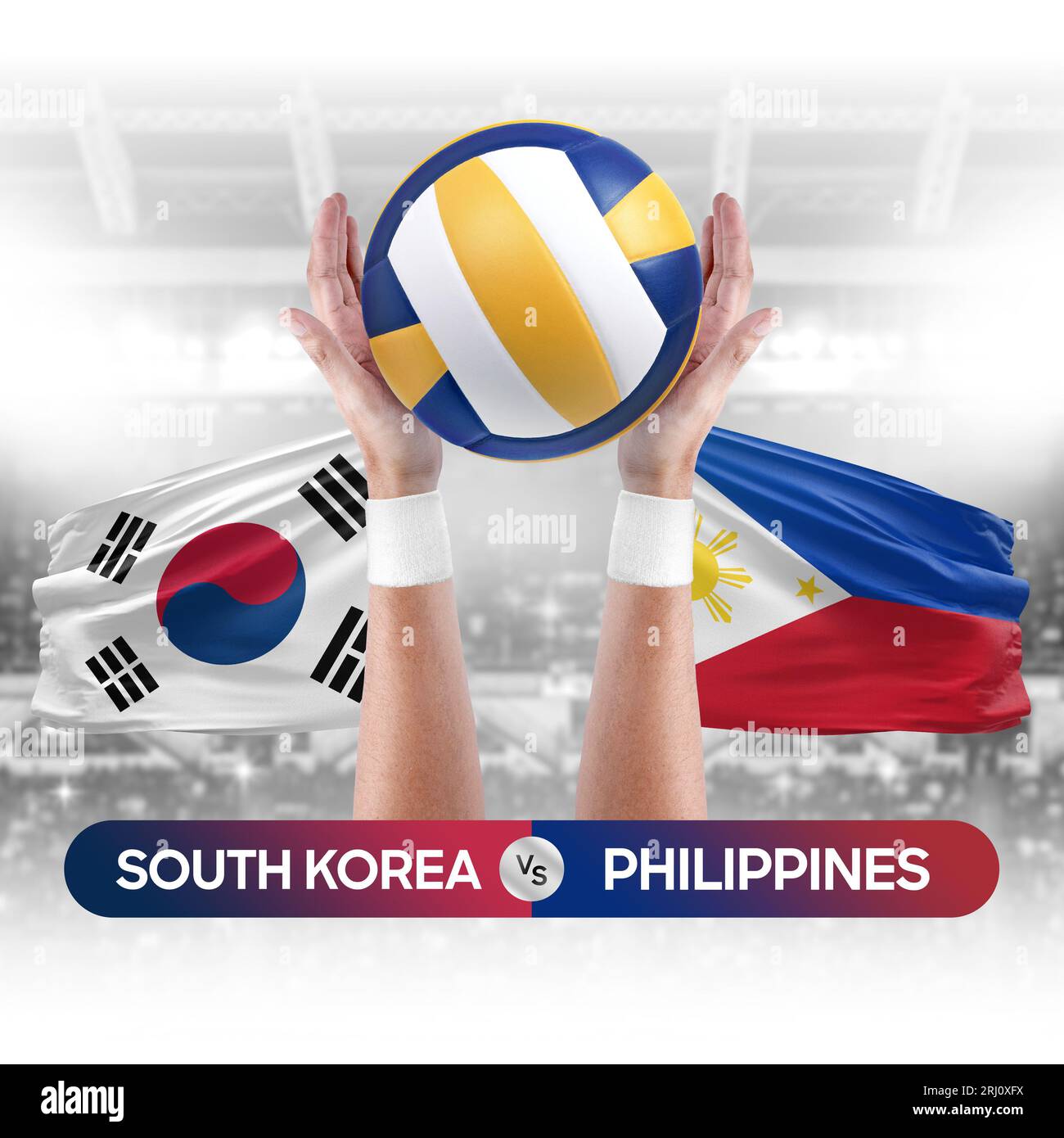 South Korea vs Philippines national teams volleyball volley ball match