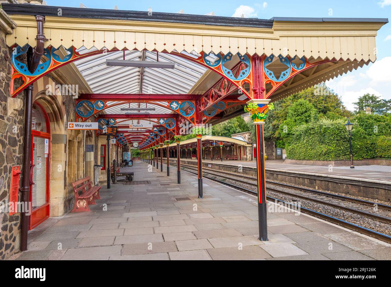 Great Malvern railway station. Stock Photo