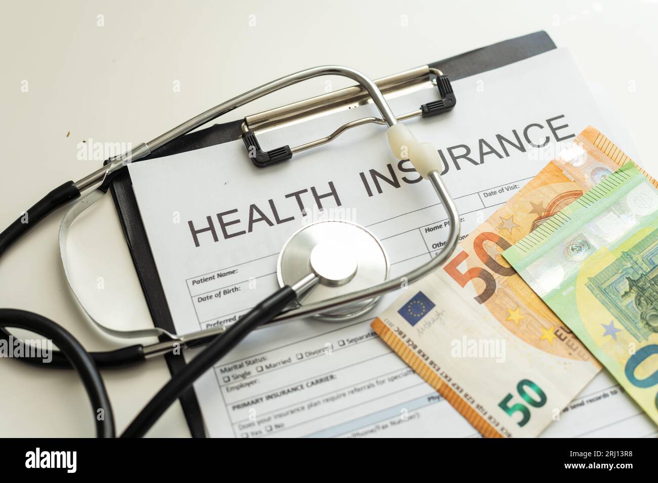 Healthcare in India - Concept of health and business showing Indian
