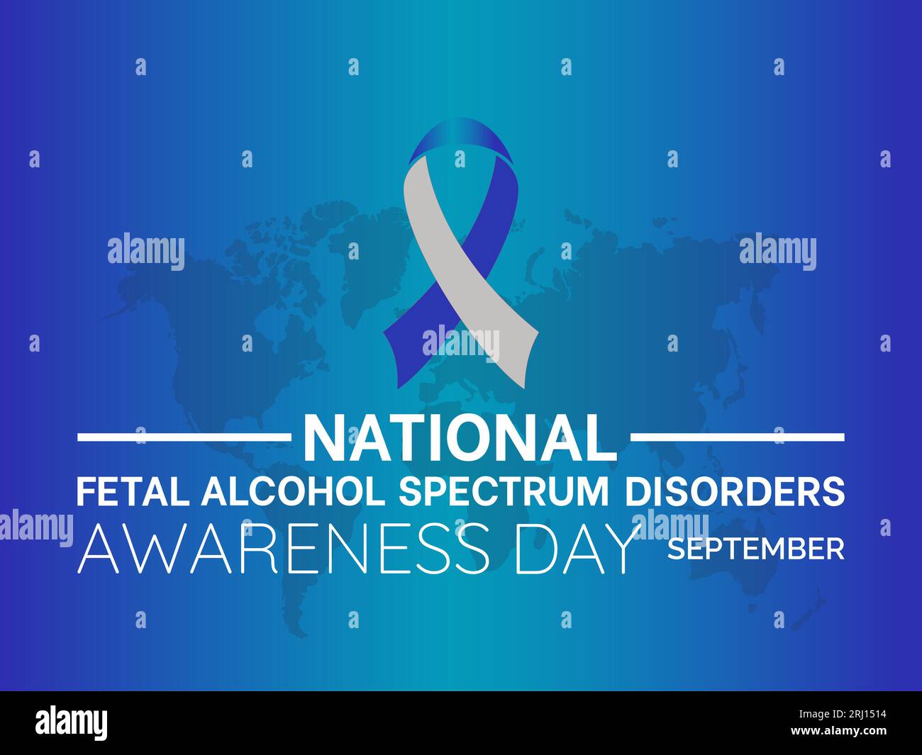 National Fetal Alcohol Spectrum Disorders (FASD) Awareness Day Raises Compassion, Education, and Hope. Shining Light on Preventable Harm vector illust Stock Vector