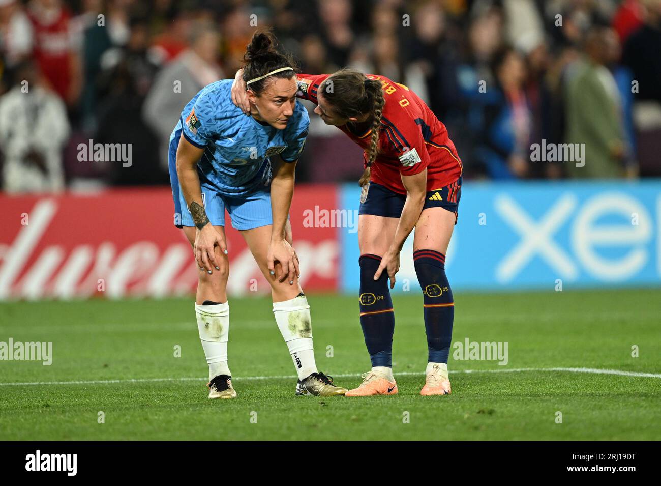 Sydney Australia 20th Aug 2023 England s Lucy Bronze L Talks With Sydney Australia 20th Aug 2023 England s Lucy Bronze L Talks With