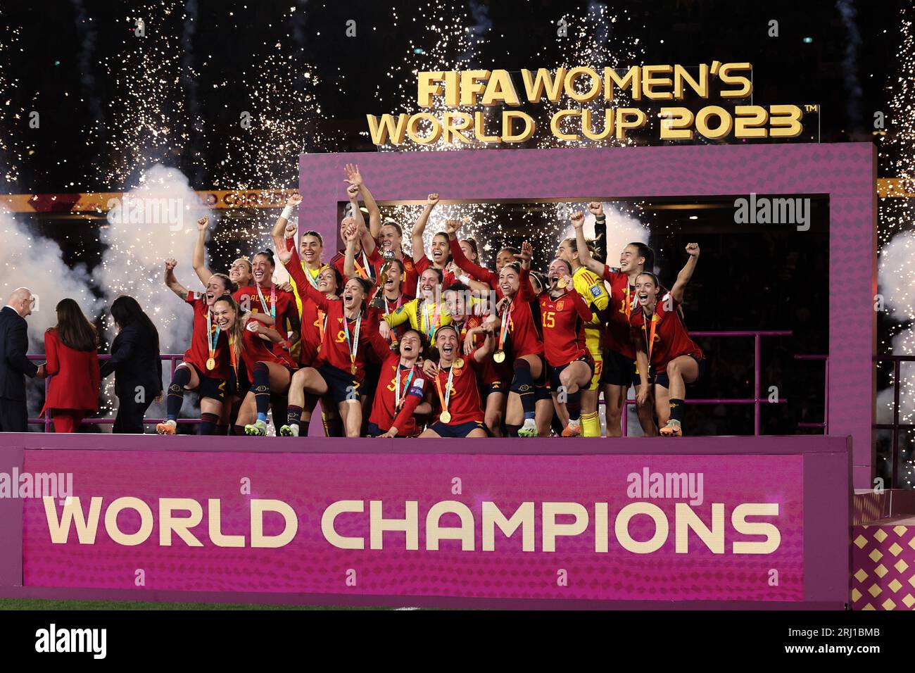 Spain Lift The World Cup Trophy After Winning 1 0 During The FIFA Women spain-lift-the-world-cup-trophy-after-winning-1-0-during-the-fifa-women