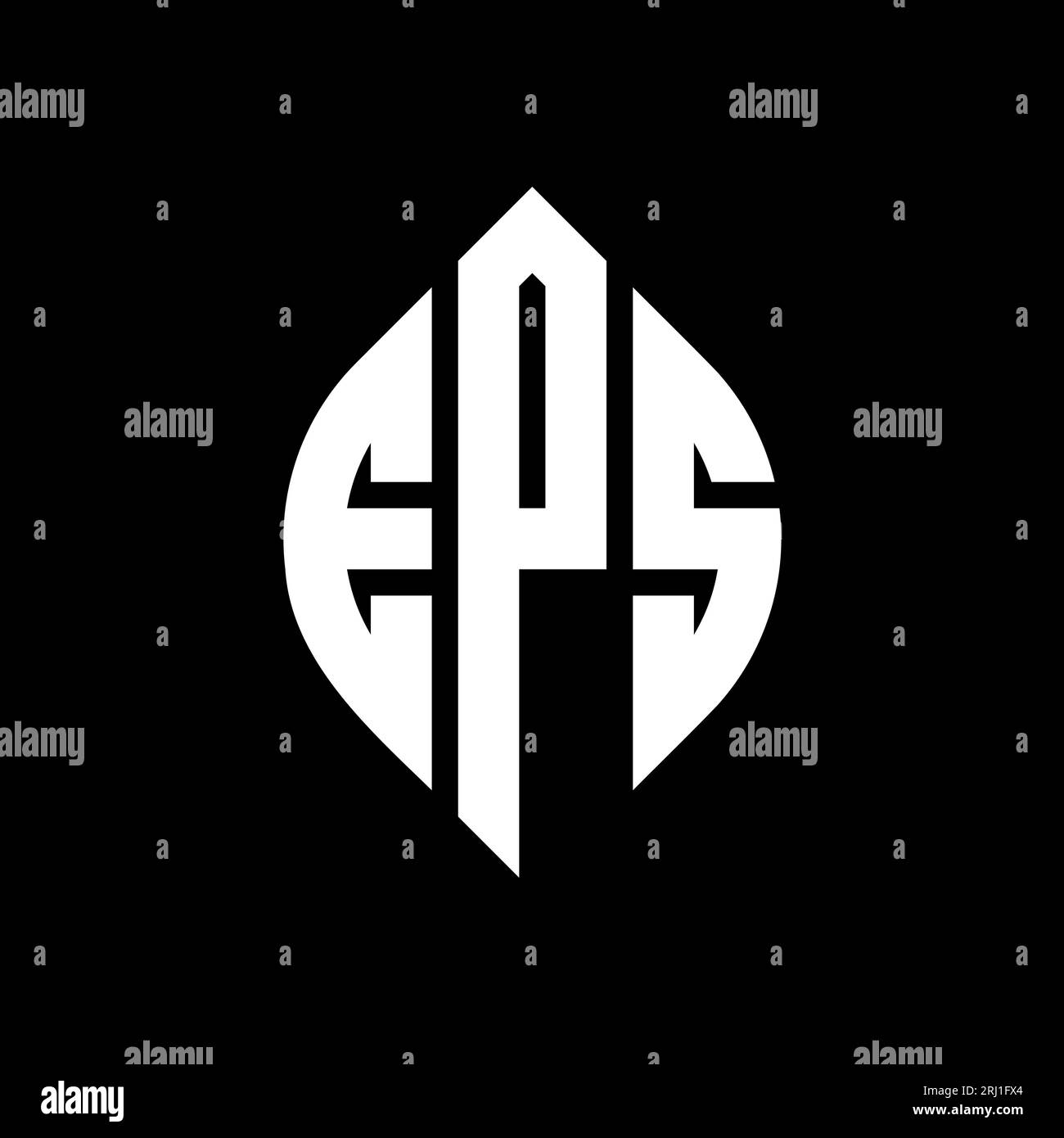 EPS circle letter logo design with circle and ellipse shape. EPS ...