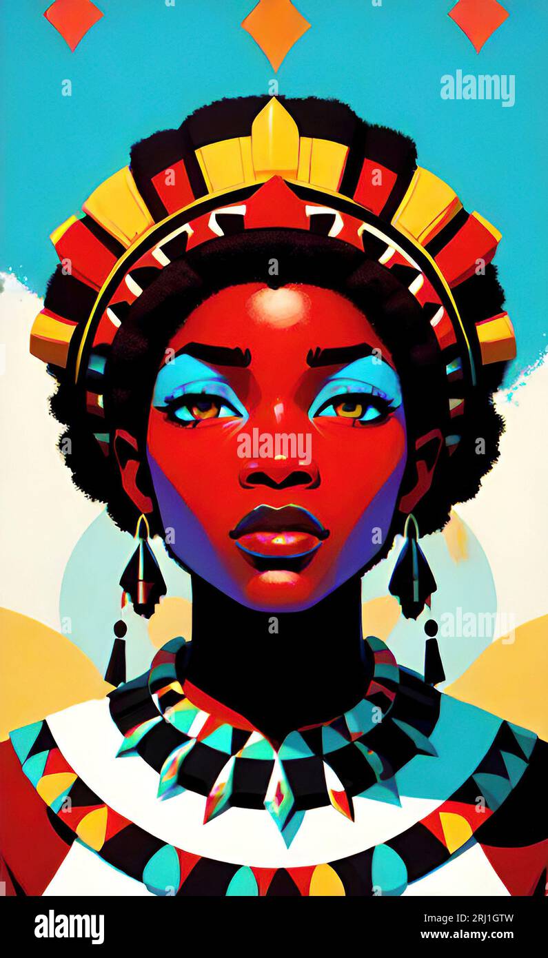 The contemporary african art hi-res stock photography and images - Alamy