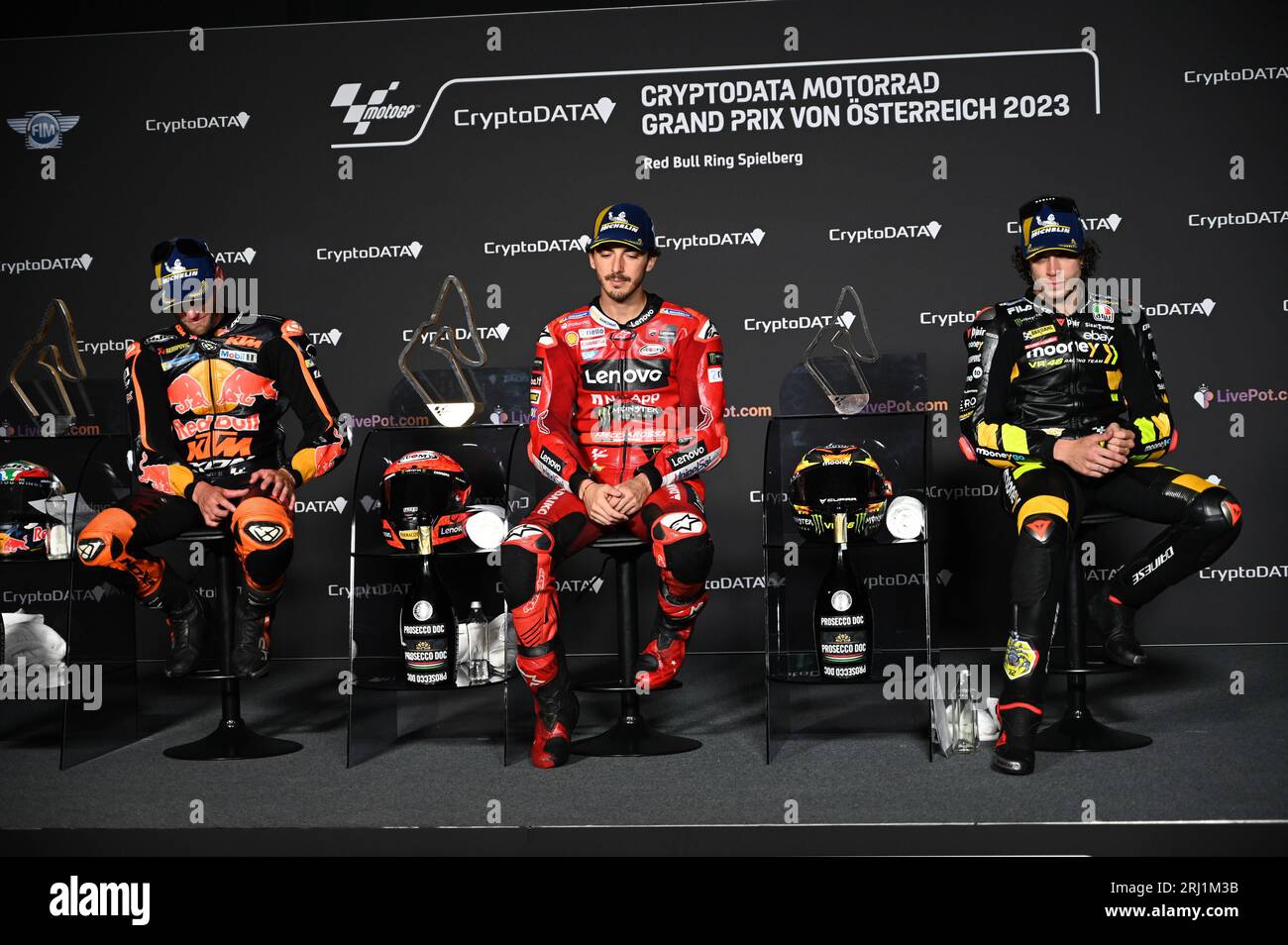 Spielberg, Austria. 20th Aug, 2023. press conference after the race during  CryptoDATA Motorrad Grand Prix von Osterreich - Races MotoGP and Press  Conference, MotoGP World Championship in Spielberg, Austria, August 20 2023