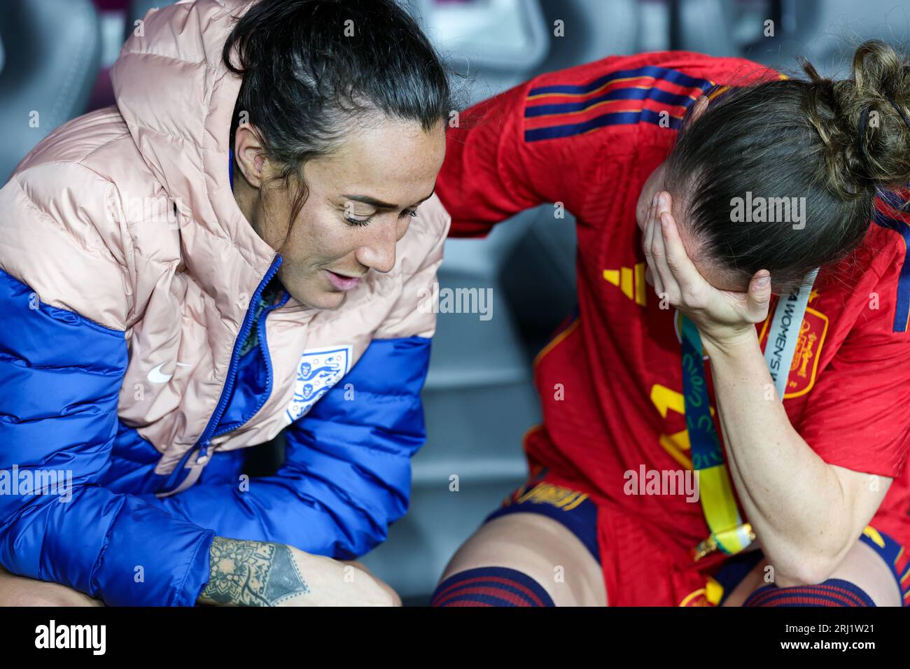 Sydney, Australia. 20th Aug, 2023. Ona Batlle of Spain consoles Lucy