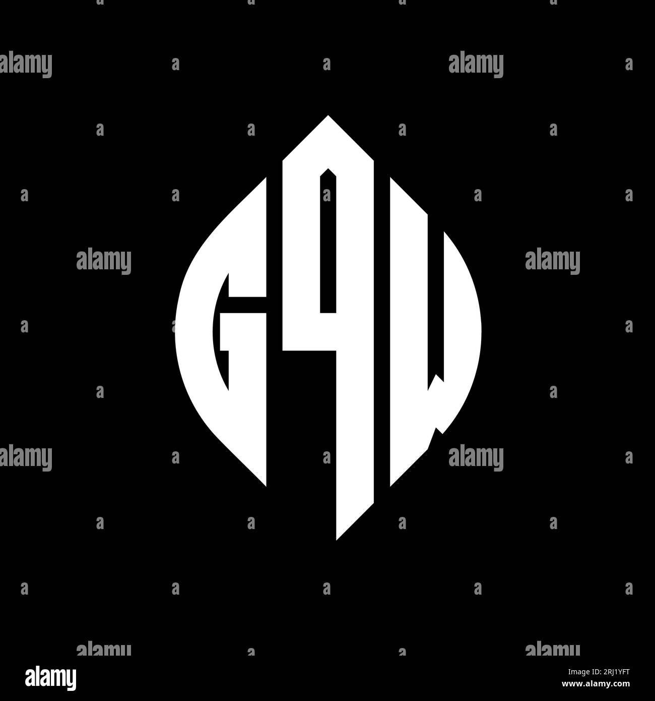 Gqw logo design hi-res stock photography and images - Alamy