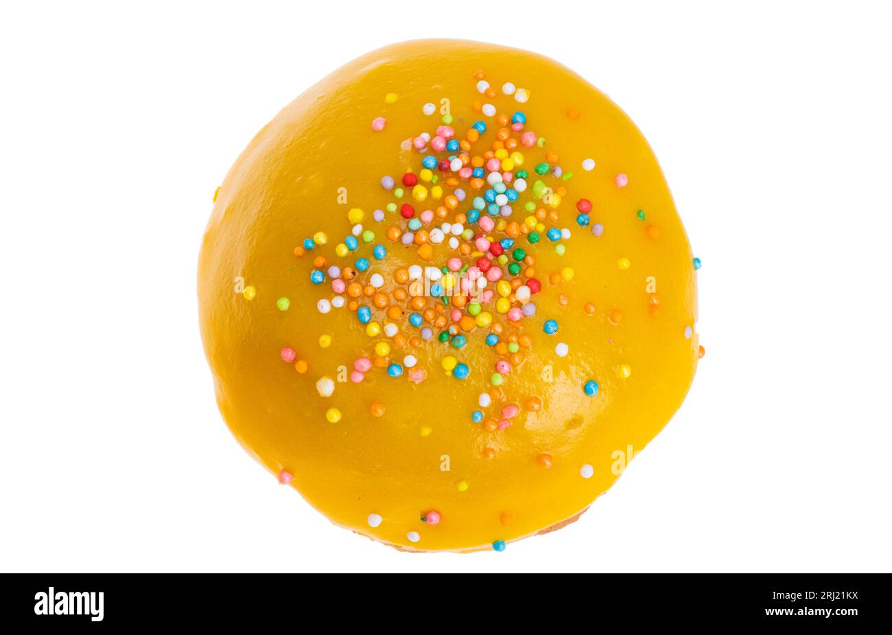 donuts in glaze isolated on white background Stock Photo - Alamy