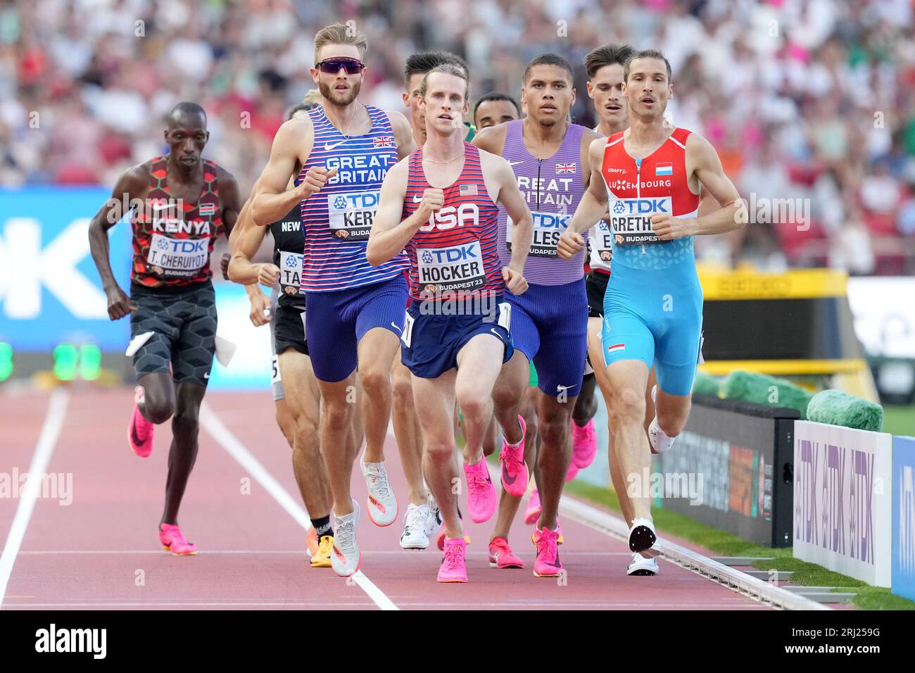 Great Britain's Josh Kerr (second from left) competes in the Men's