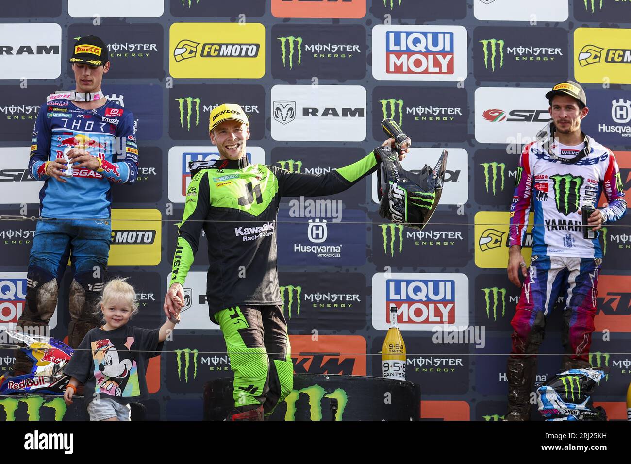 ARNHEM – Romain Febvre (FRA) celebrates MXGP grand prix victory amidst ...