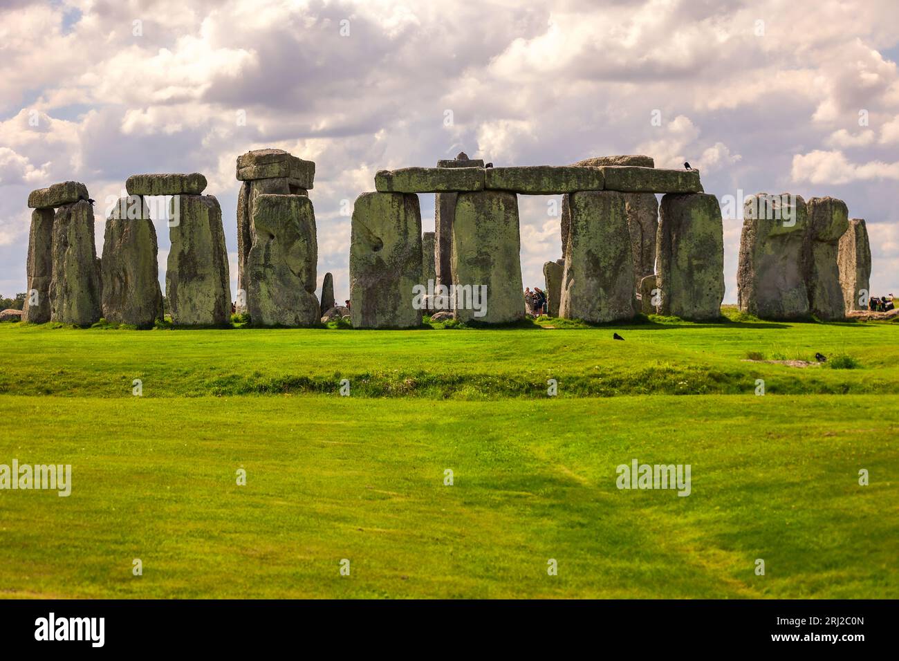 Stonehenge monument in Wiltshire, England Stock Photo