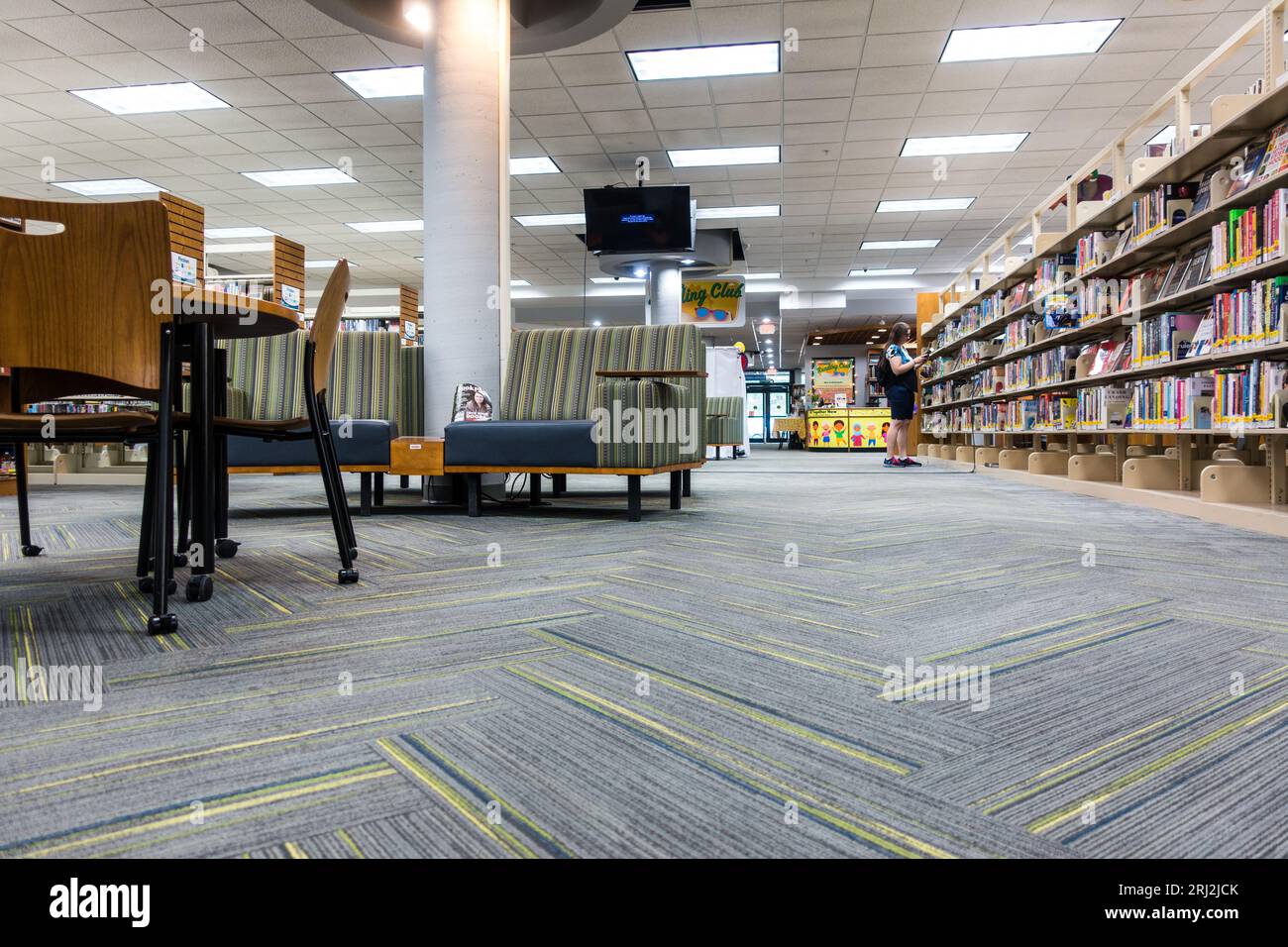 Public library in BeaverCreek, Ohio, USA Stock Photo