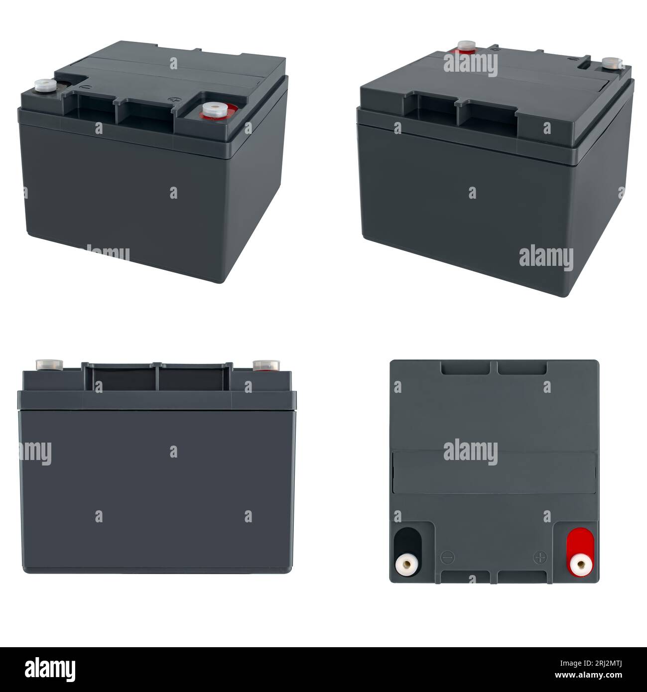 Gel battery, on white background in insulation Stock Photo Alamy