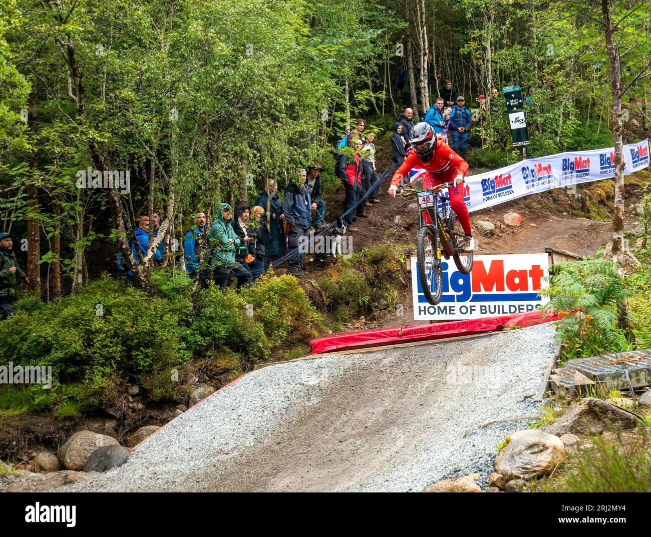 World downhill mountain bike championship, Fort William Stock Photo Alamy