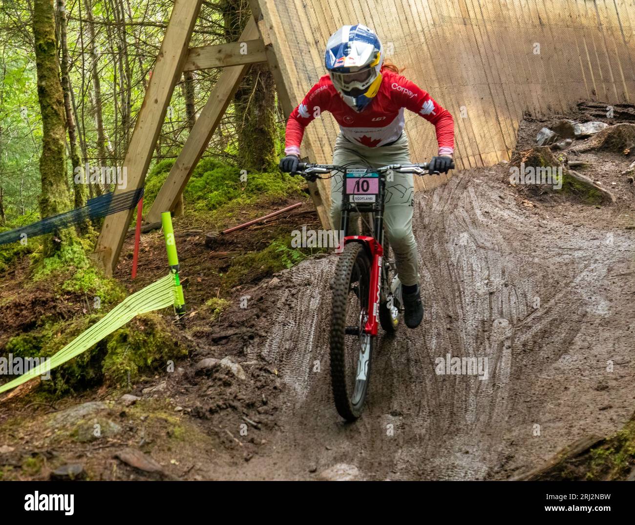 World downhill mountain bike championship, Fort William Stock Photo Alamy