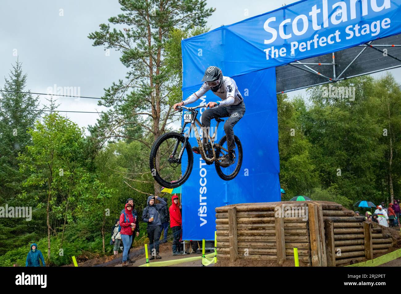 World downhill mountain bike championship, Fort William Stock Photo Alamy