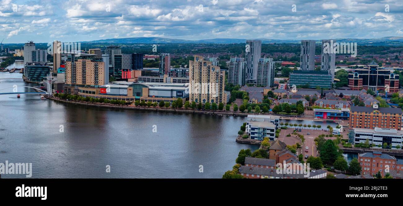 Salford skyscraper sunset hi-res stock photography and images - Alamy