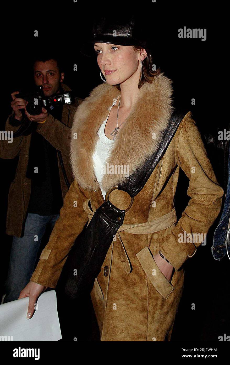 Australian Singer & Actress Delta Goodrem leaving Sony BMG in Soho ...