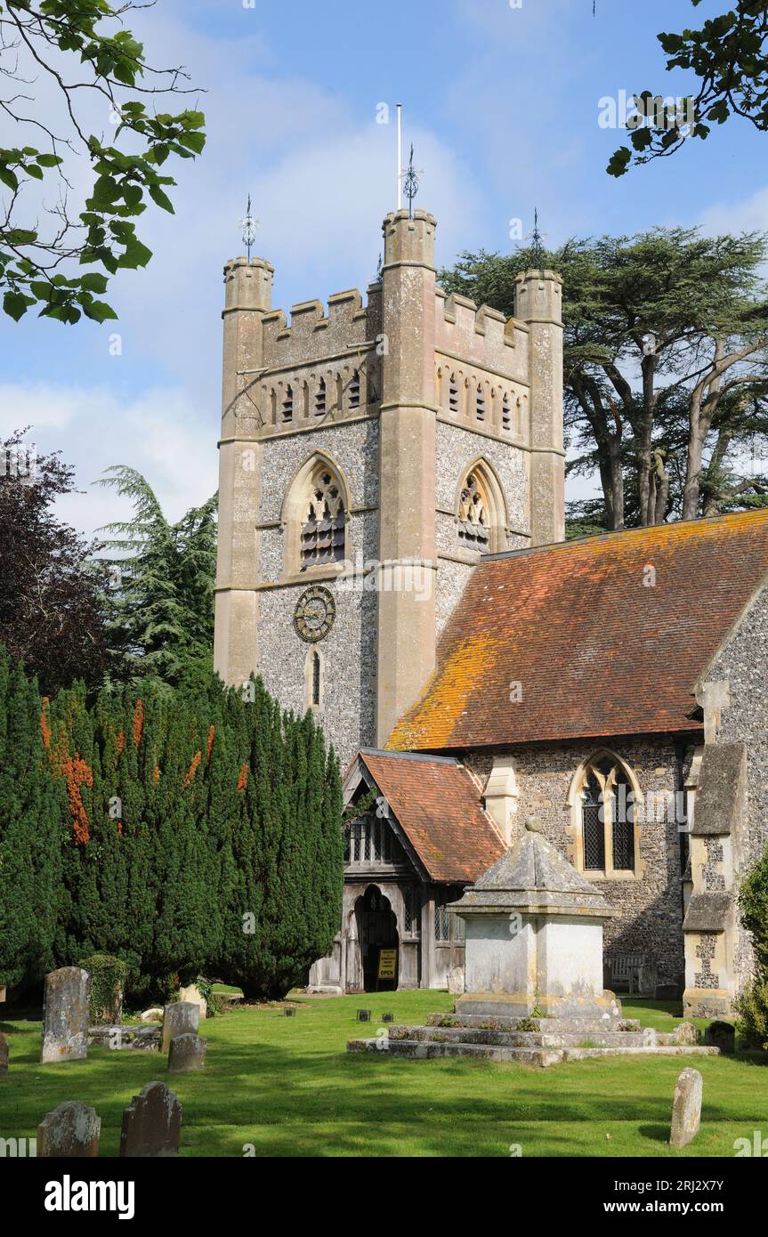 St Mary's Church, Hambleden, Buckinghamshire Stock Photo - Alamy