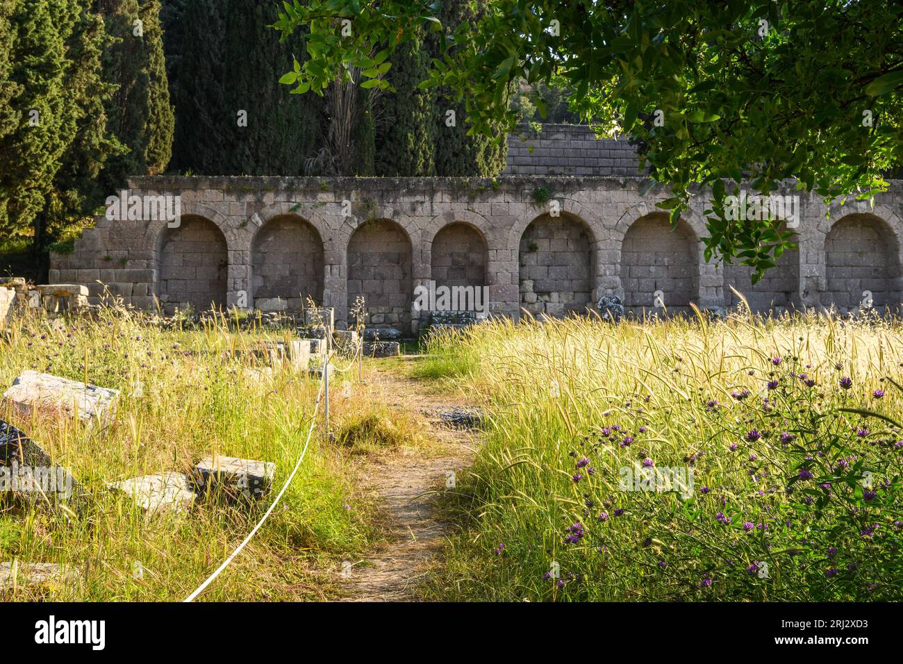 The archaeological site of the Asklepion on the island of Kos in Greece