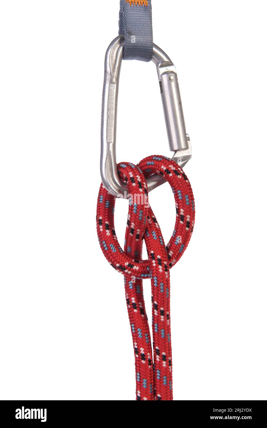 Red climbing rope hi-res stock photography and images - Alamy