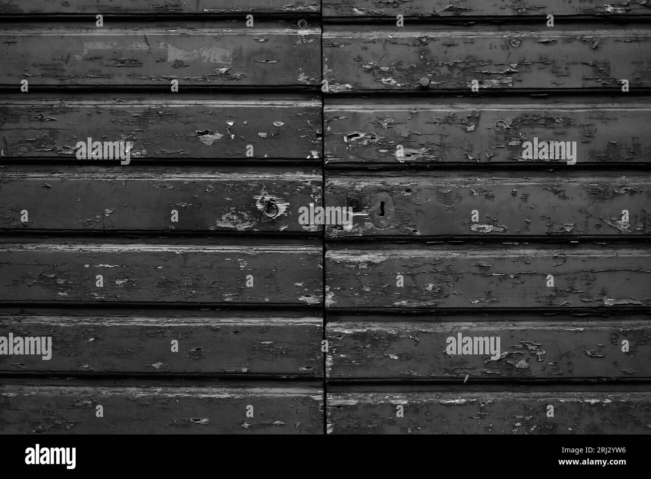 Old lock wooden doors Black and White Stock Photos & Images - Alamy